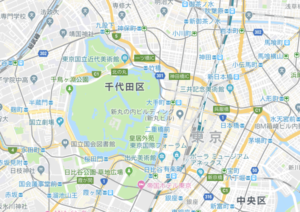 Googleマップ版の１００％地図印刷